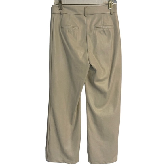7 For All Mankind Cream Wide Leg Faux Leather
Pants - Picture 5 of 5